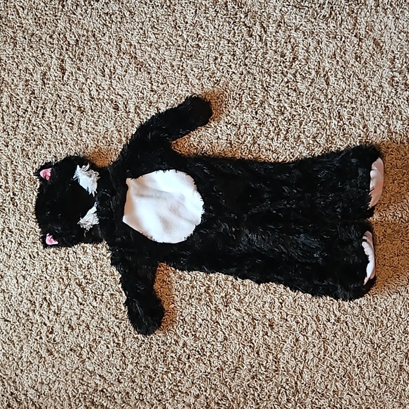 Inky Black Kitty Halloween Costume 6-12 months - Picture 2 of 7